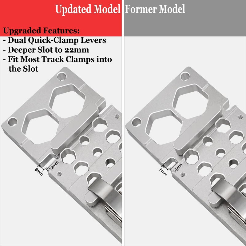 ViewReal Track Saw Square for Precise 90° Cuts- Right Angle Circular Saw Guide Rail, Compatible with Festool & Makita Guide Rails, Easy-Install Circular Saw Guide (Upgraded) - Image 2